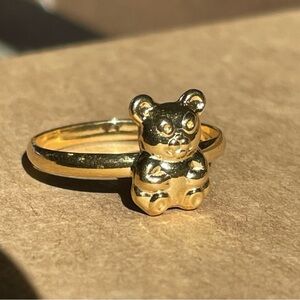 18k Teddy Bear Ring